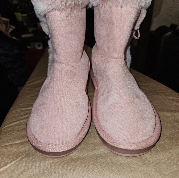 Sugar pink light up furry boots size 4 women - Picture 8 of 8